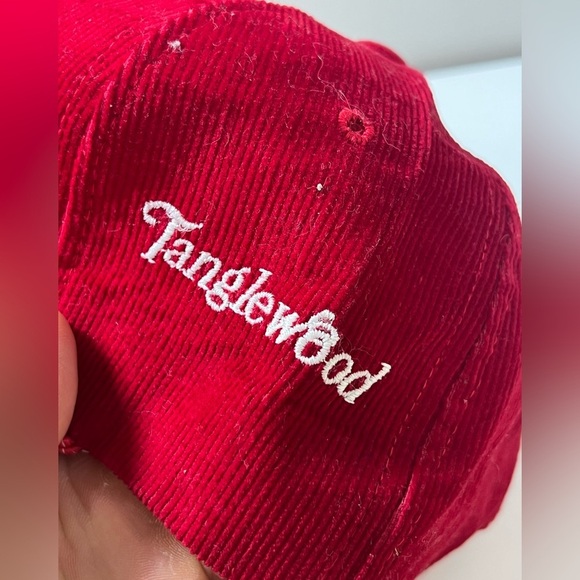 Vantage Championship Vintage Red Cordoroy Rope Hat TEXACE Made in USA Tanglewood - Picture 6 of 7